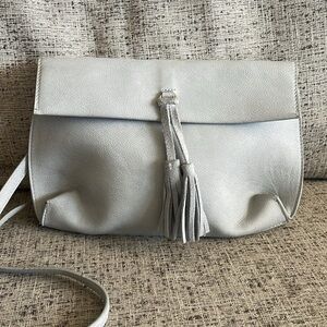 by Anthropologie Drela Gray Taupe Crossbody